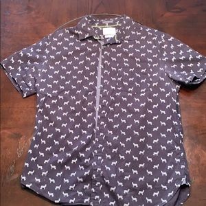 Slim fit Collared dress shirt.